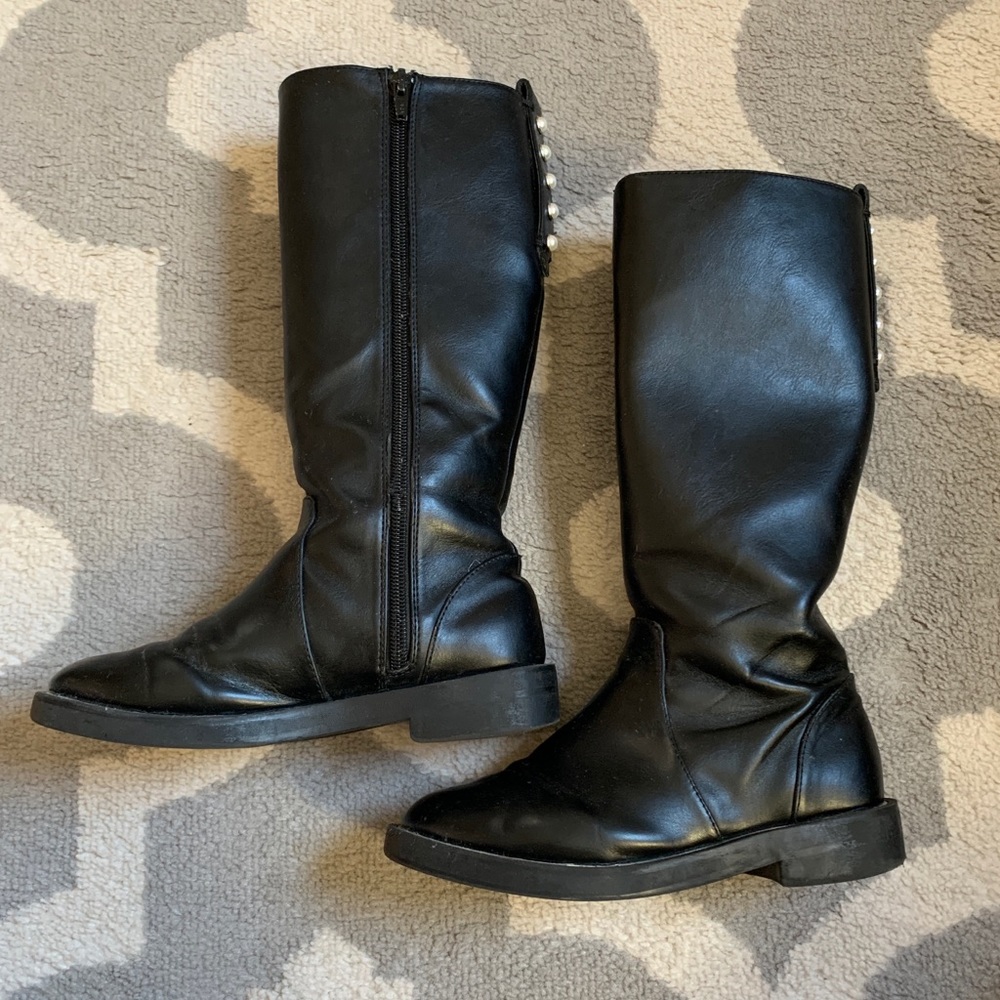 Zara Kids Knee High Pearl Boots